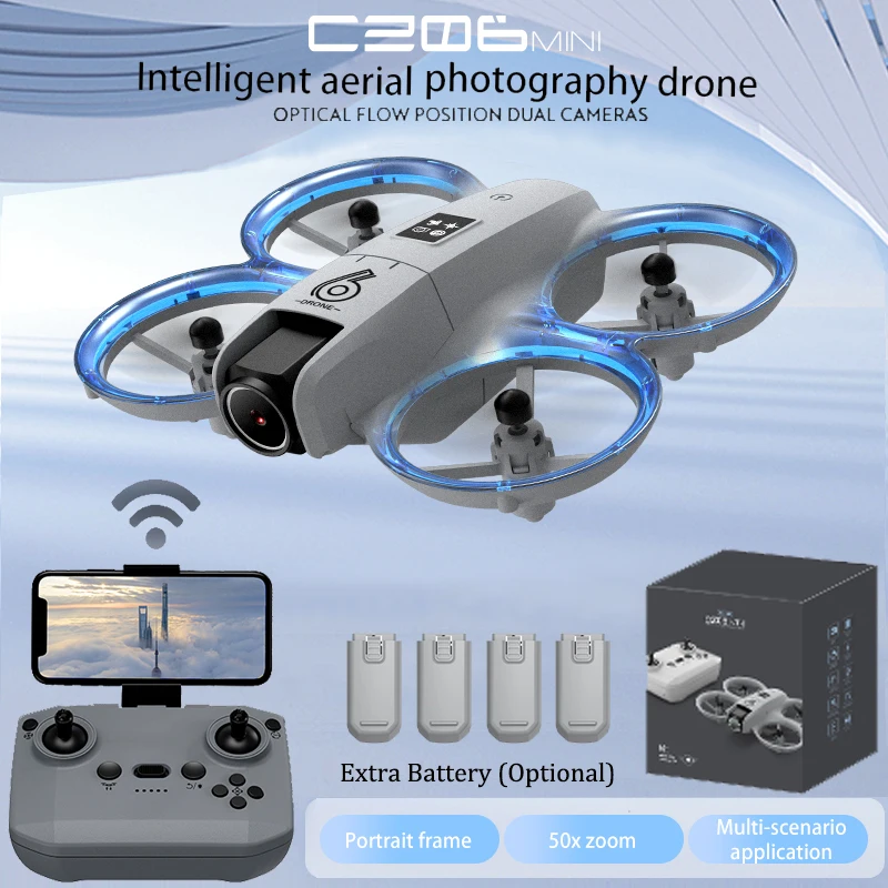 Drone Kit Tricopter - CZ06 Мини RC Квадрокоптер Дрон -