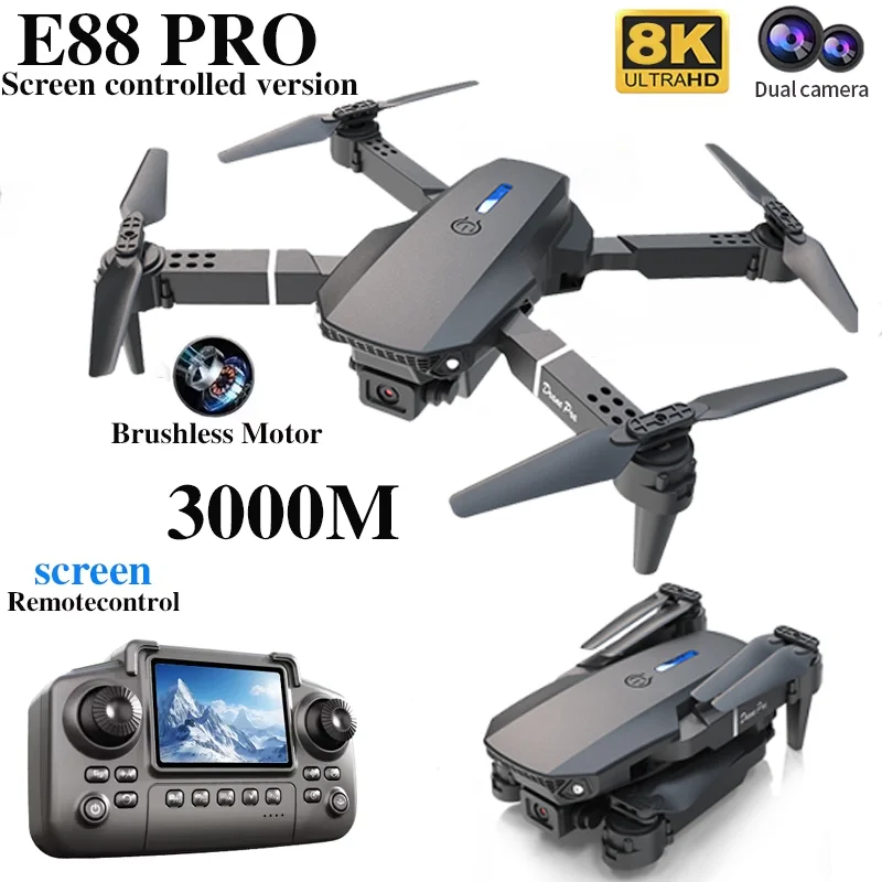 Профессиональный дрон E88 PRO  – обзор и цена Drone Kit Professional