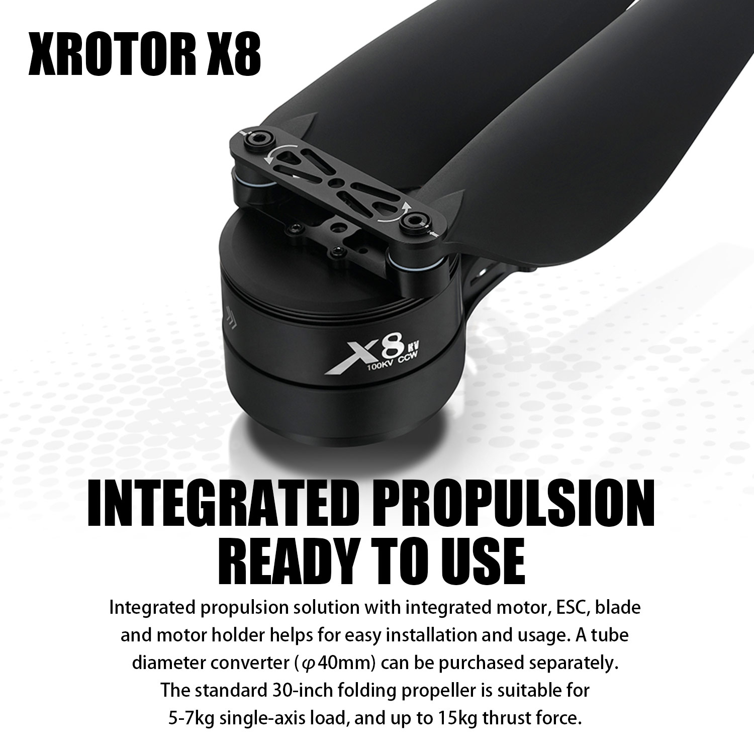 Комплект системы питания X8: д – обзор и цена Drone Kit Heavy Lift