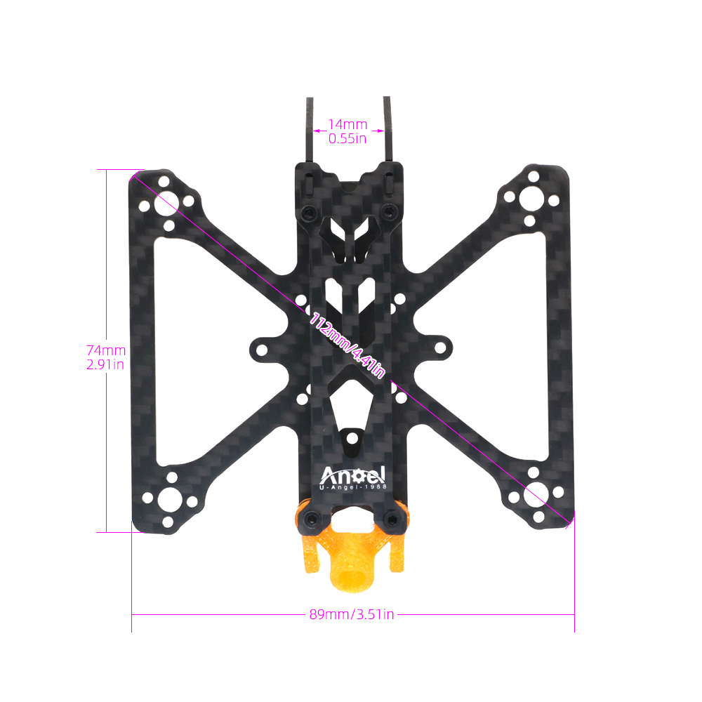 Комплект рамы Angel20 2 дюйма  – обзор и цена Drone Kit Octocopter