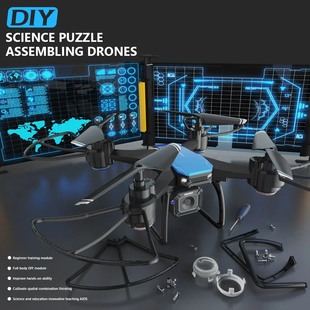 JJRC H108 DIY обучающая сборка – обзор и цена Drone Kit With Camera