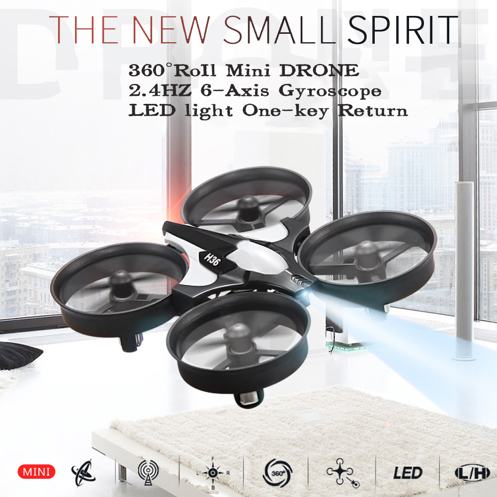 Мини-дрон JJRC H36 2.4G с 6-ос – обзор и цена Drone Kit Tricopter