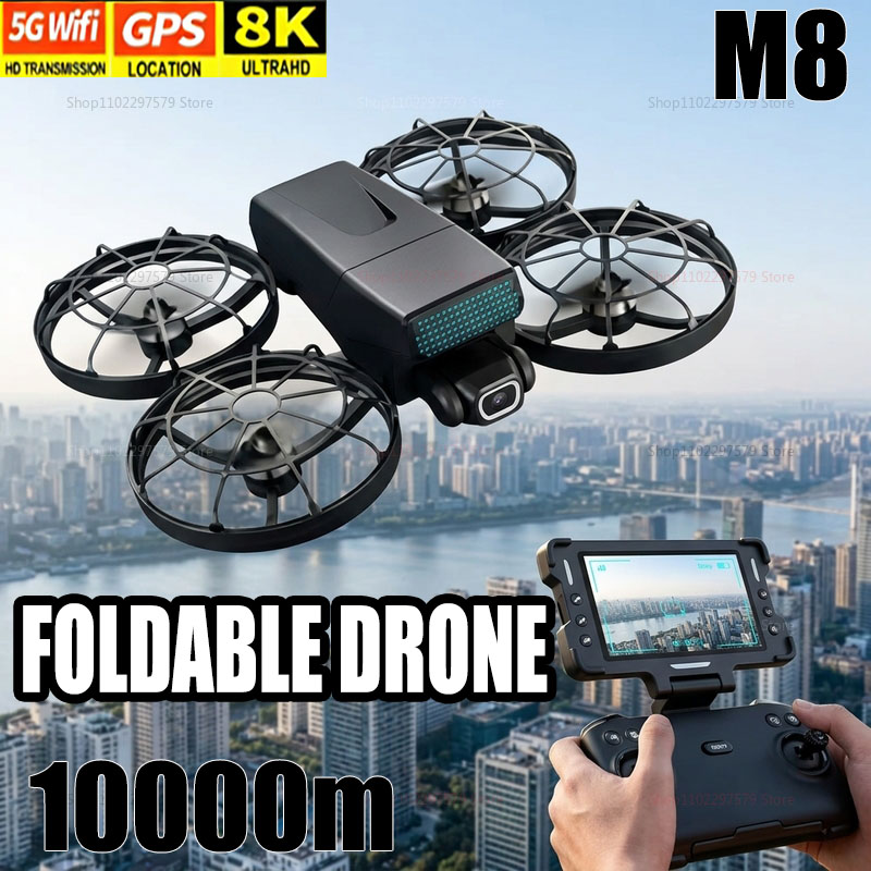Новые дроны M8 GPS 8K Professi – обзор и цена Drone Kit Professional