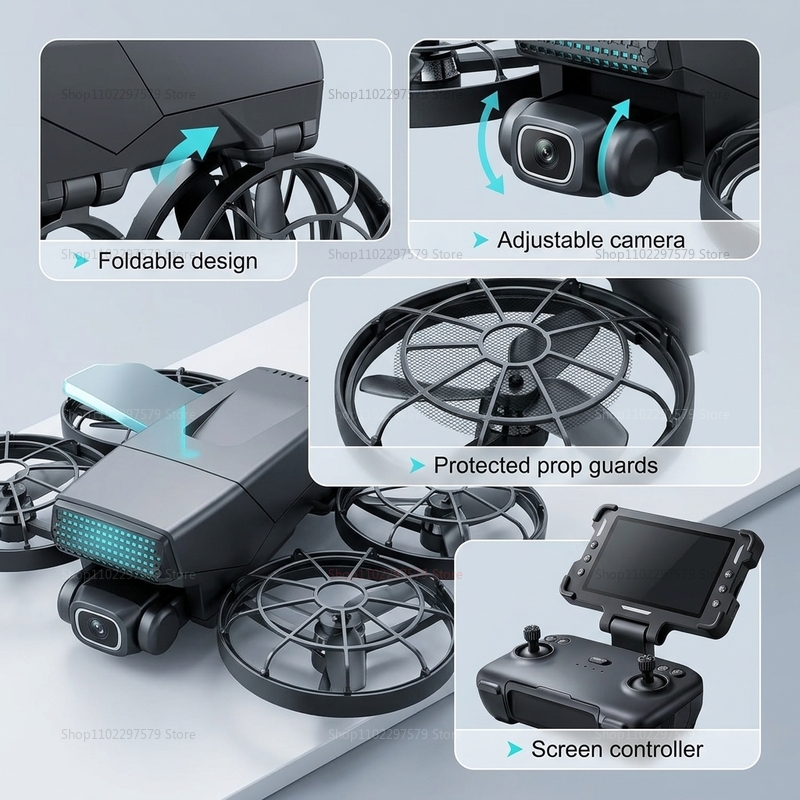 Новые дроны M8 GPS 8K Professi – обзор и цена Drone Kit Professional