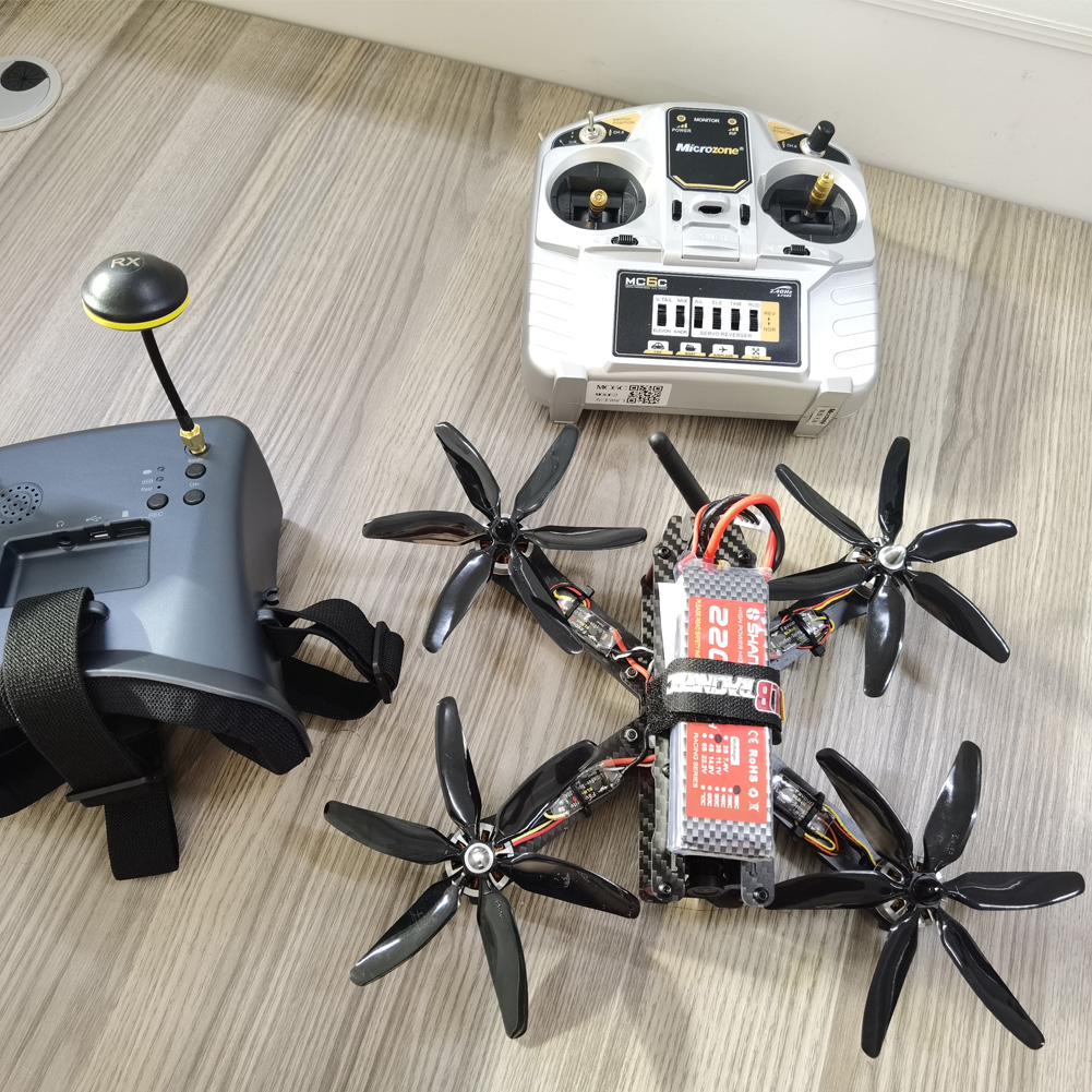 10 шт. 504060 5x4x6 6-лопастны – обзор и цена Drone Kit Octocopter